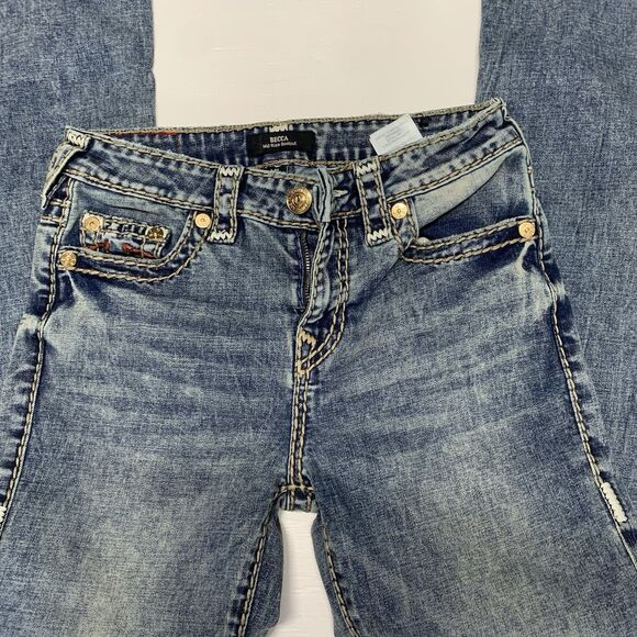 True Religion Women’s Jeans Size 26 Becca Mid Rise Bootcut - Picture 6 of 16